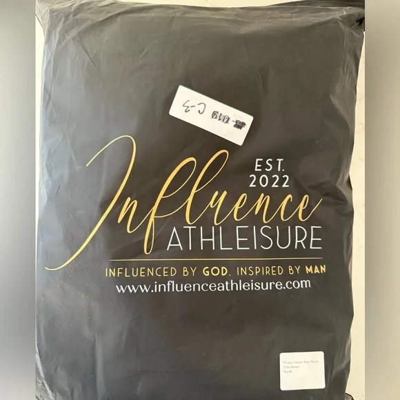 Influence Athleisure Men's Bilal Hoodie Thobe Brown NWT Size M - Picture 3 of 4